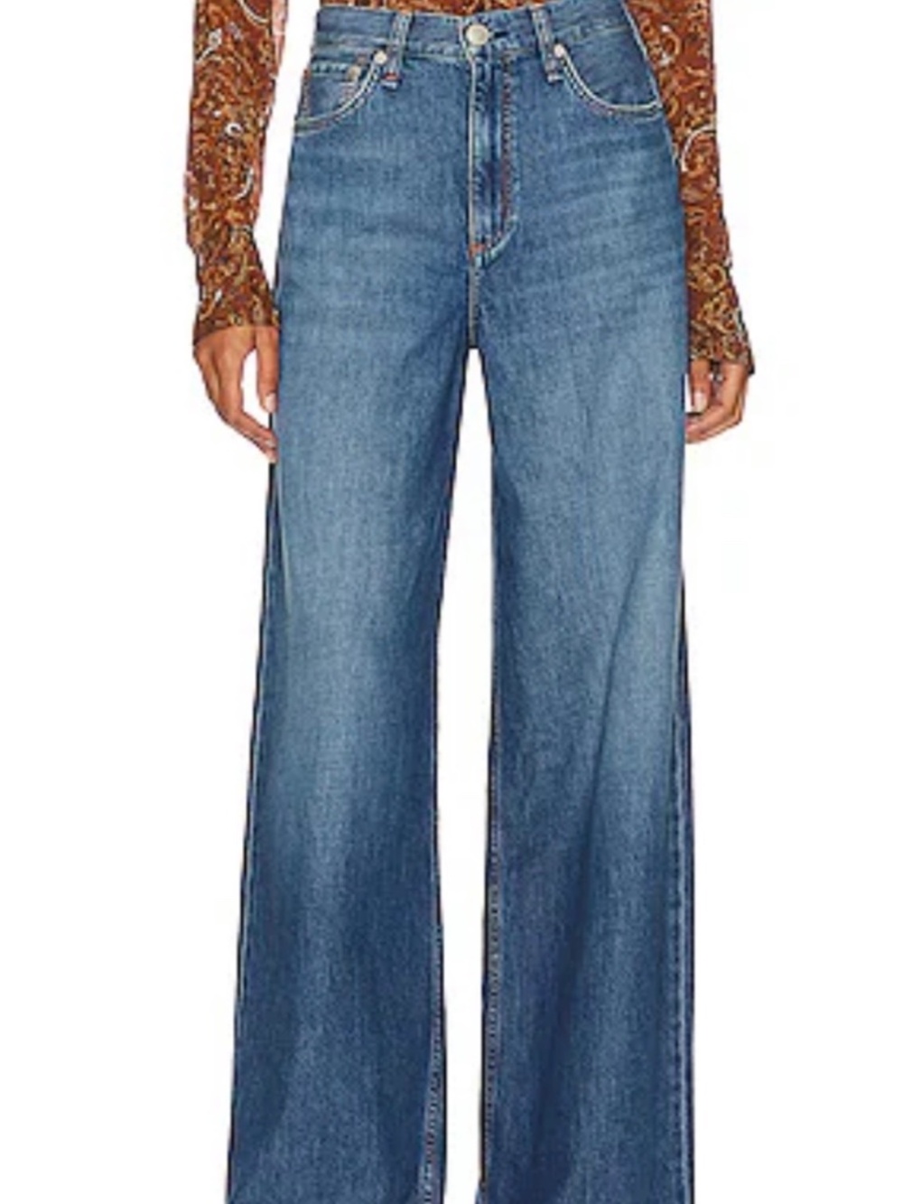 Rag & Bone Featherweight Sofie Wide Leg Jeans Otto 29